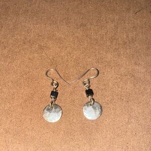 STERLING 925 Stamped Dangle Earrings